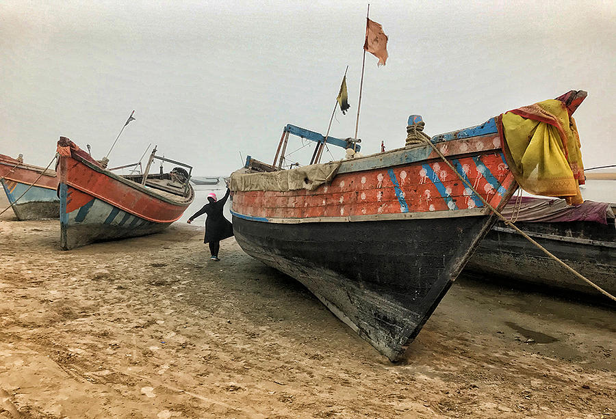 Boatyard Photograph - Boatyard by Kaushik Dolui