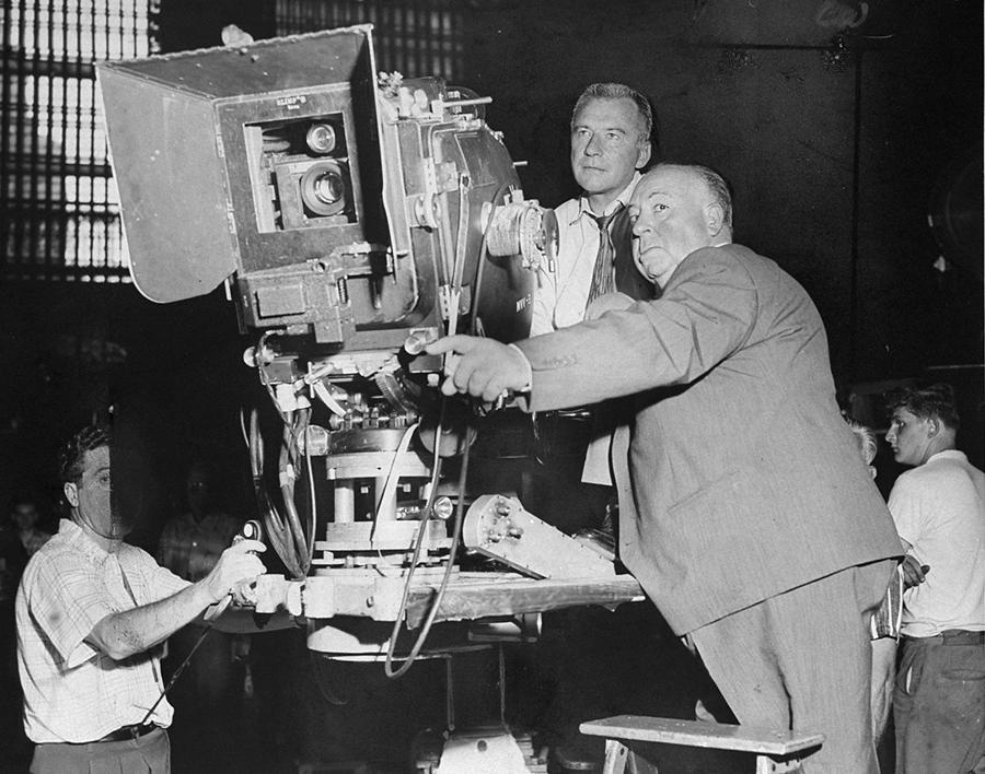 Bob Burke And Alfred Hitchcock Right On Photograph by New York Daily News Archive
