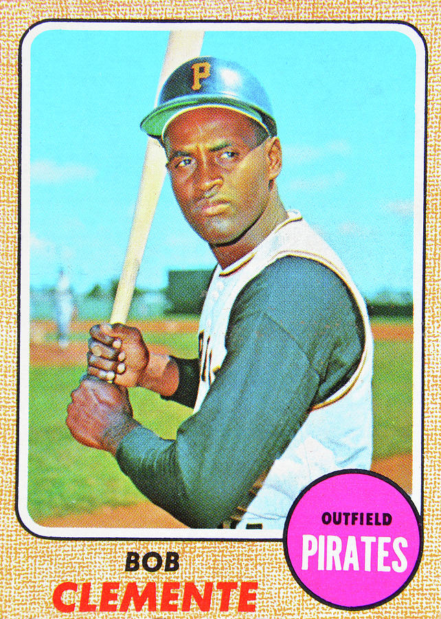 Bob Clemente 1968 Topps card Photograph by David Lee Thompson