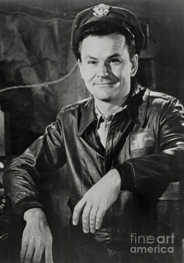Bob Crane, in costume from a publicity photo from Hogan's Heroes.Image...