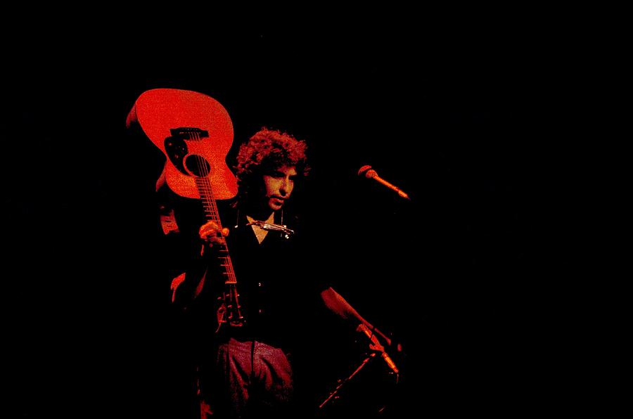 Bob Dylan Performs Live Photograph by Richard Mccaffrey