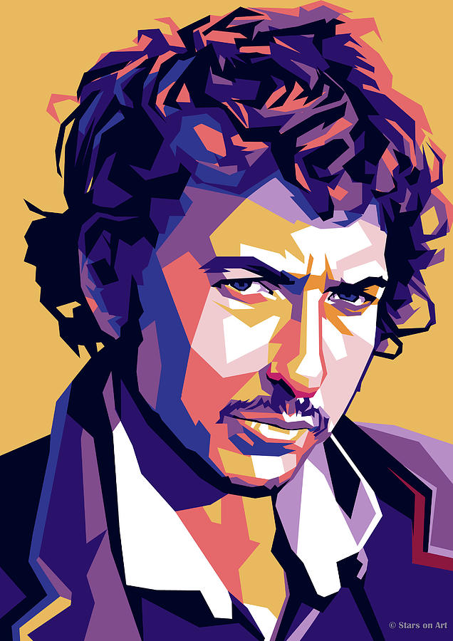 Bob Dylan Digital Art by Movie World Posters