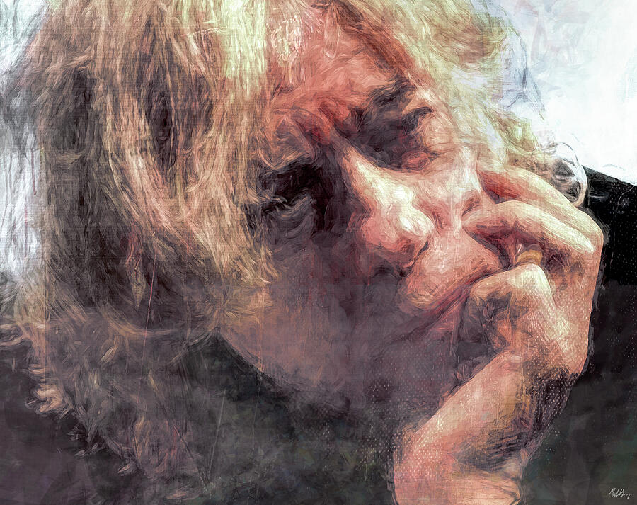 Bob Geldof Mixed Media by Mal Bray Bob Geldof Mixed Media by Mal Bray