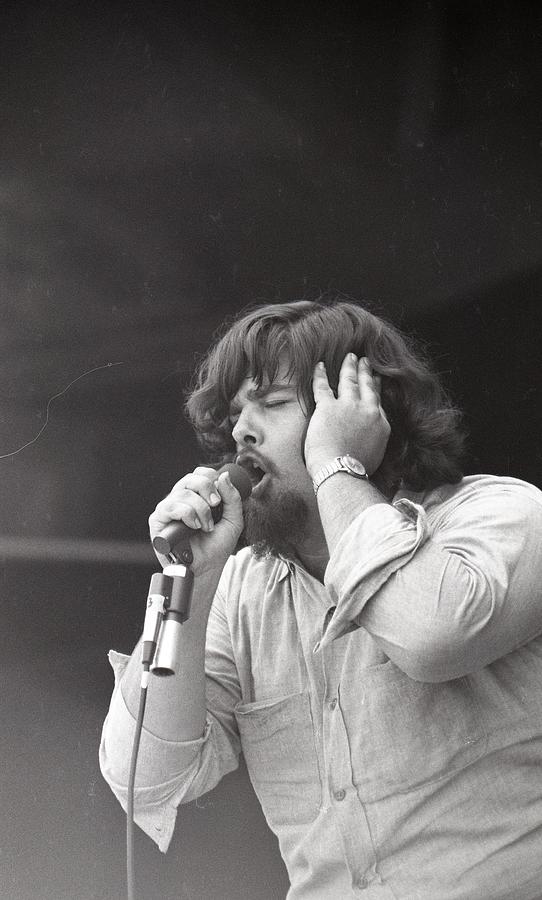 Black And White Photograph - Bob Hite Of Canned Heat Profile Shot by Jill Gibson