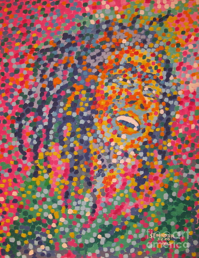 Bob Marley Painting by Santina Semadar Panetta