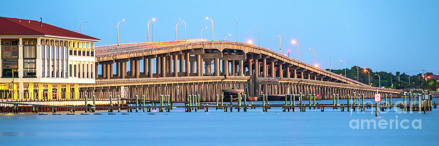 Bob Sikes Bridge Pensacola Beach Florida Panorama Photo Photograph by Paul Velgos