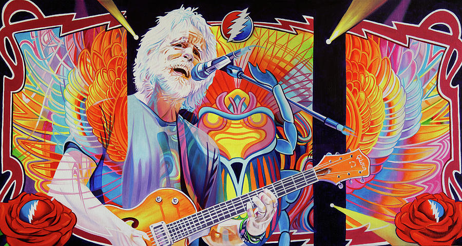 Bob Weir-Dead and Company Painting by Joshua Morton