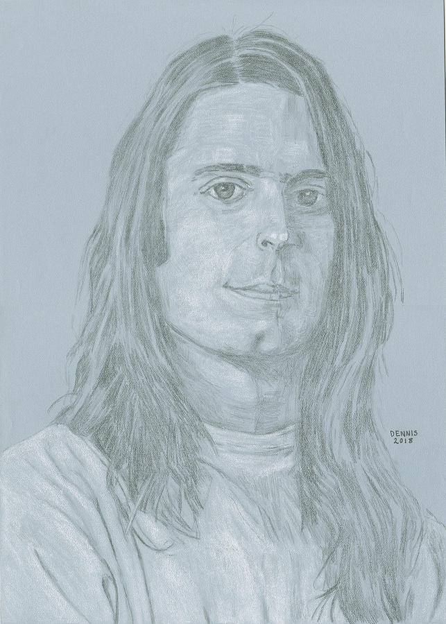 Bob Weir Drawing by Dennis Larson - Fine Art America