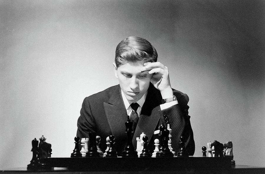 Bobby Fischer King of Chess Art Board Print by LoveGalBlackTan