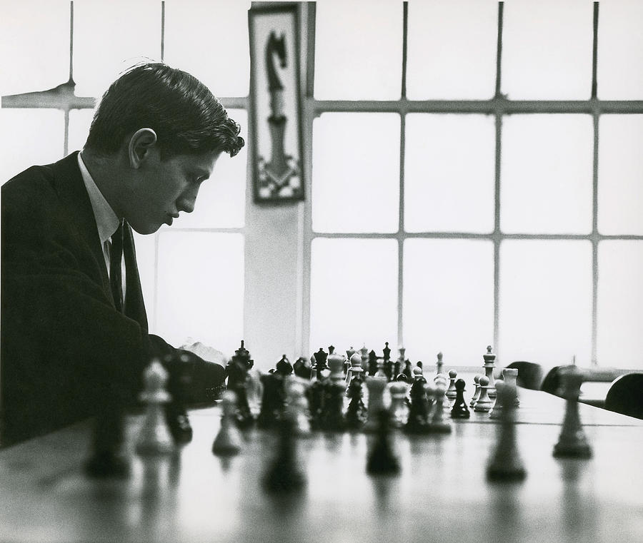 Bobby Fischer, World Chess Champion Photograph by Hans Namuth Fine