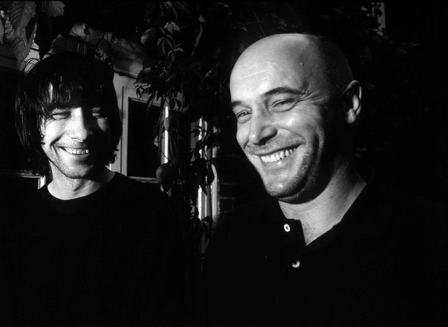 Bobby Gillespie And Adrian Sherwood Photograph by Martyn Goodacre