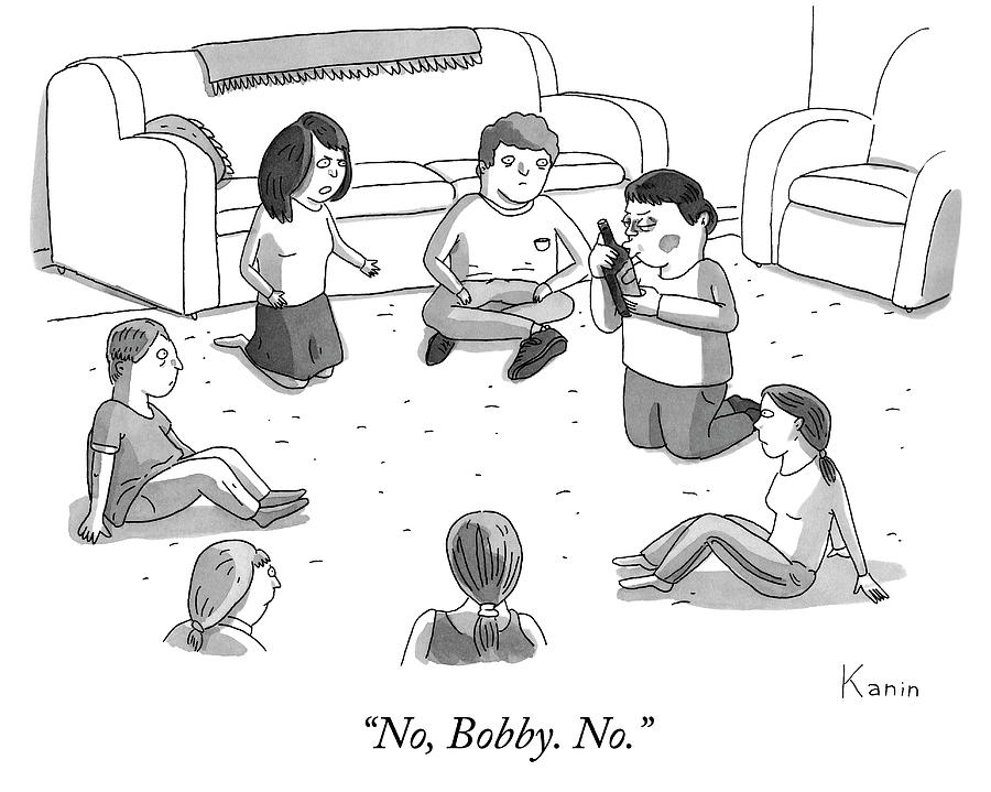 Bobby No Drawing by Zachary Kanin
