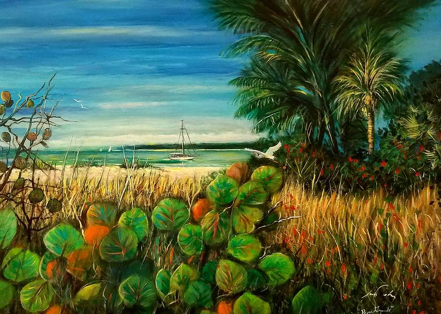 Boca Grand Florida Painting by Larry Palmer