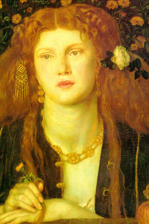 Bocca Baciata; the kissed Mouth Painting by Dante Gabriel Rossetti