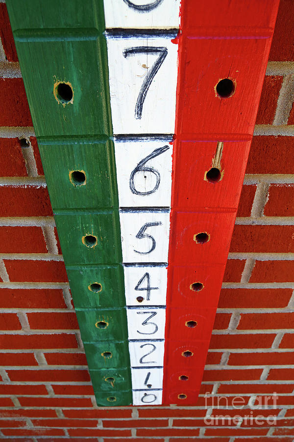 Bocce Score Block Little Italy Baltimore Photograph by James Brunker