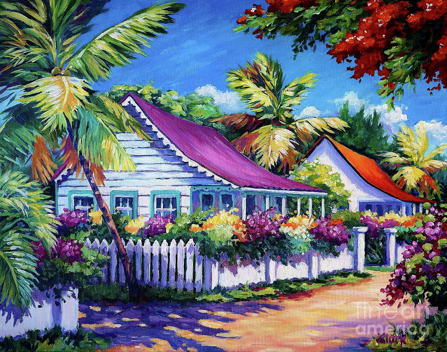 Bodden Town colours Painting by John Clark