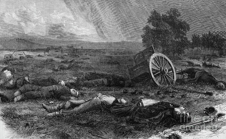 Bodies Lying On Civil War Battlefield Photograph by Bettmann