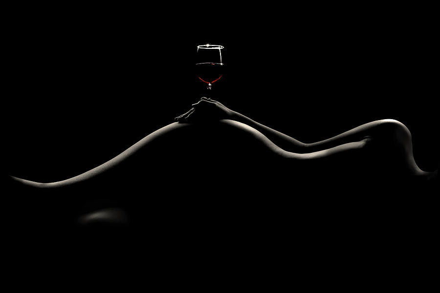 Wine Photograph - Bodyscape: Wine Tasting by Heru Sungkono