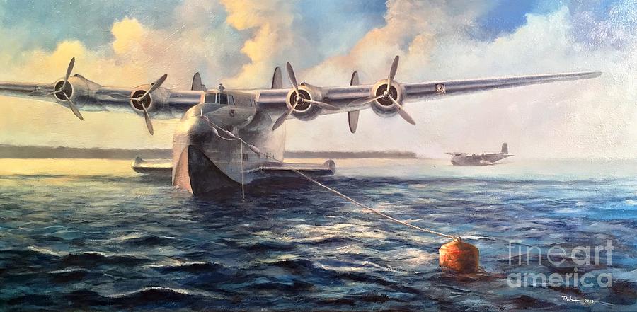 Boeing 314 Clipper Painting by Stephen Roberson