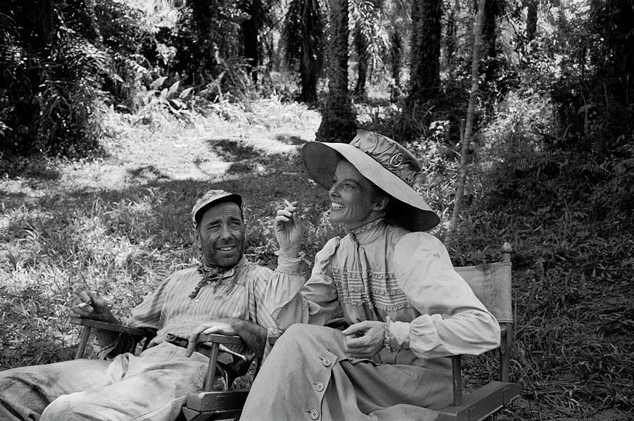 Bogart & Hepburn During African Queen Photograph by Eliot Elisofon Bogart & Hepburn During African Queen Photograph by Eliot Elisofon