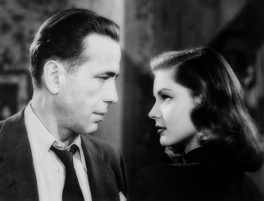 Humphrey Bogart Photograph - Bogart And Bacall  by Mountain Dreams