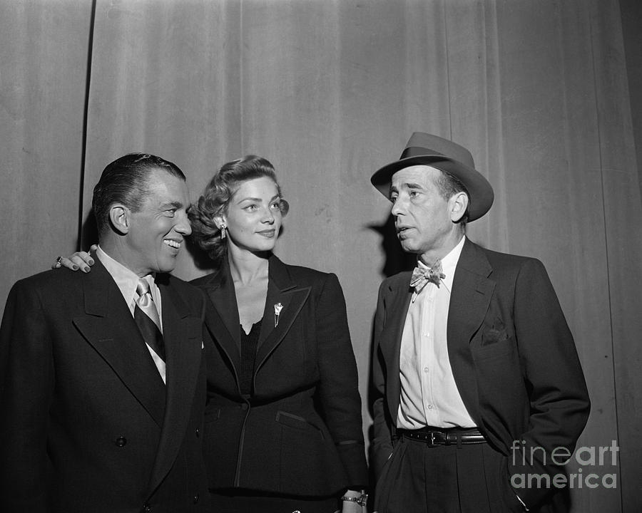 Lauren Bacall Photograph - Bogey And Bacall On Toast Of The Town by Cbs Photo Archive