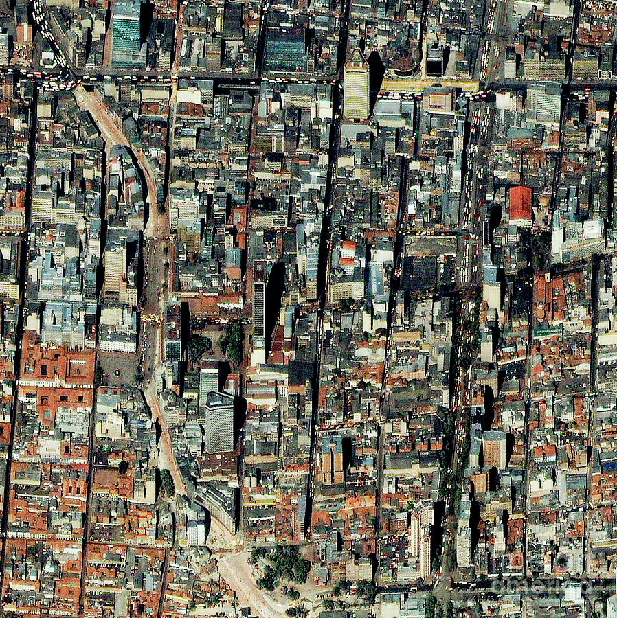 Bogota Photograph by Geoeye/science Photo Library