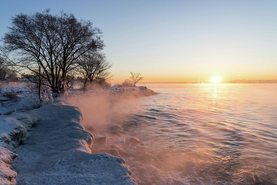 Boiling Lake Ontario for Breakfast - I Photograph by Georgia Mizuleva