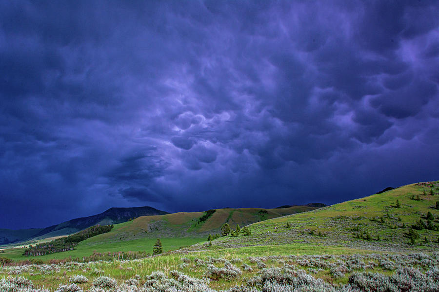 Boiling Montana Storm Photograph by Douglas Wielfaert