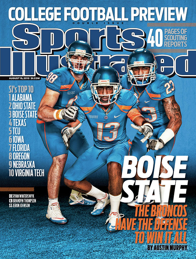 Boise State University, 2010 College Football Preview Issue Sports Illustrated Cover Photograph by Sports Illustrated