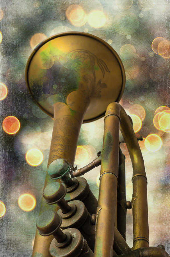 Bokeh Trumpet Photograph by Garry Gay