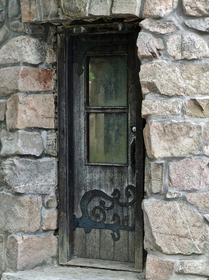 Boldt Castle Door Photograph by Kathy Chism