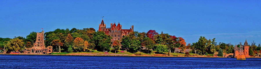 Boldt Castle Panorama 001 Photograph by George Bostian