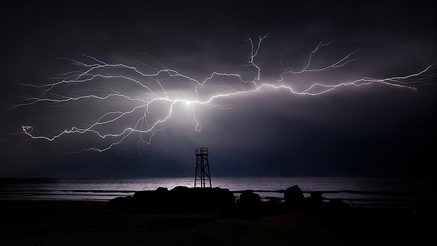 Landscape Photograph - Bolt From The Black by Andrew Styan
