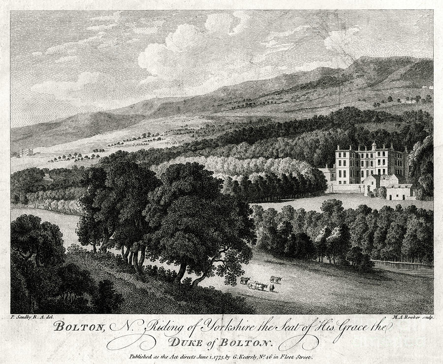 Bolton, North Riding Of Yorkshire Drawing by Print Collector
