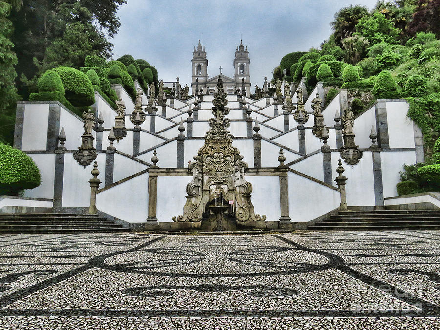 Bom Jesus do Monte Photograph by Michelle Tinger - Fine Art America