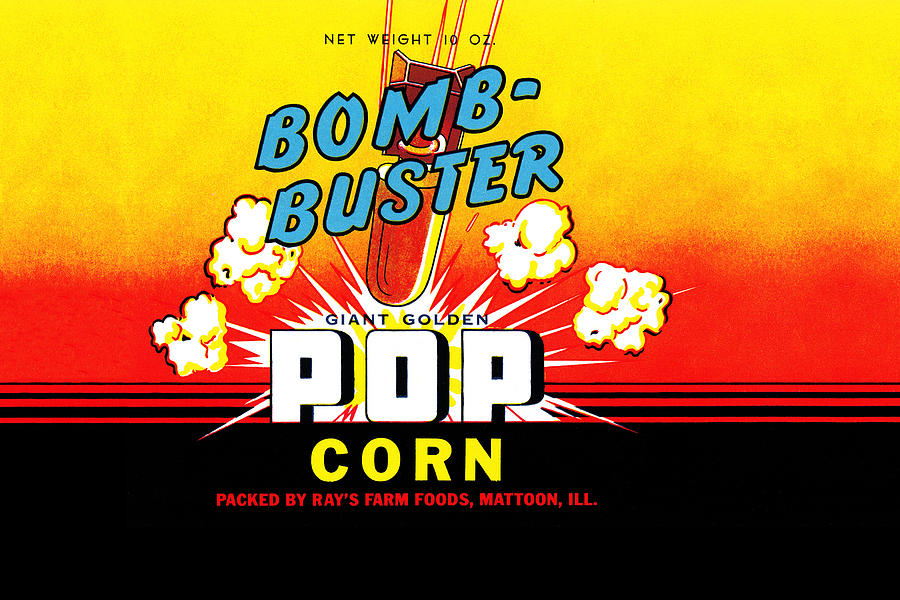Bomb-Buster Popcorn Painting by Unknown