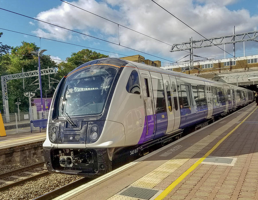 Bombardier Class 345 Aventra Commuter Train at Ealing Broadway Station London England by Jamie Baldwin Bombardier Class 345 Aventra Commuter Train at Ealing Broadway Station London England by Jamie Baldwin