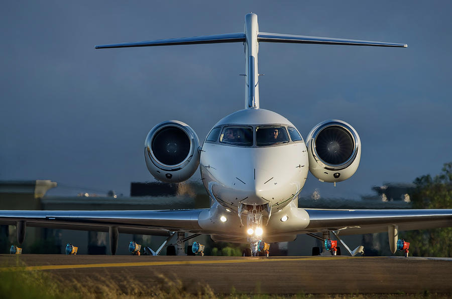 Bombardier Ready For Takeoff Photograph by James David Phenicie - Fine ...