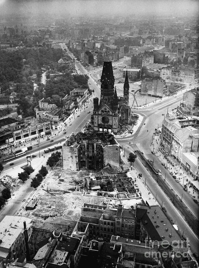 Bombed Church In Berlin Photograph by Bettmann