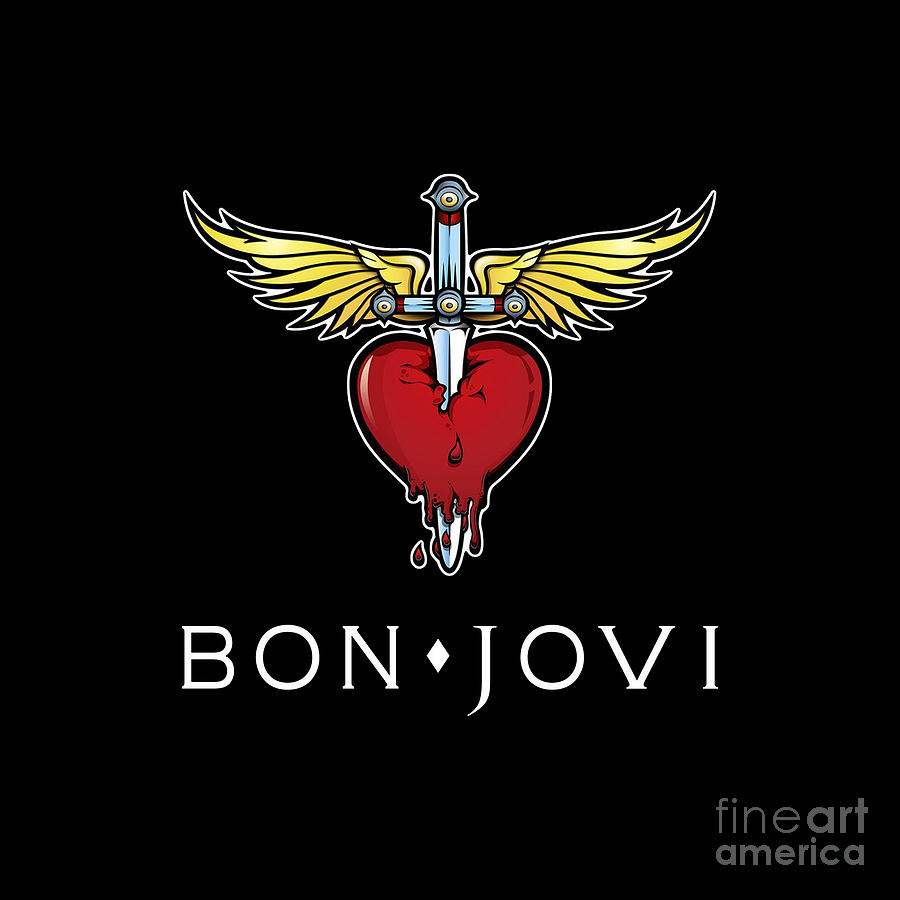 Bon Jovi Logo Photograph by Neal Johnson  Pixels