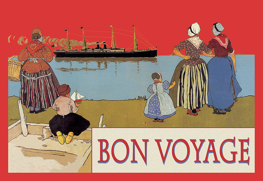 Bon Voyage (Ducth Ship) Painting by Paris Pierce - Fine Art America