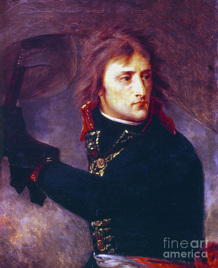 Bonaparte At The Bridge Of Arcole Drawing by Print Collector