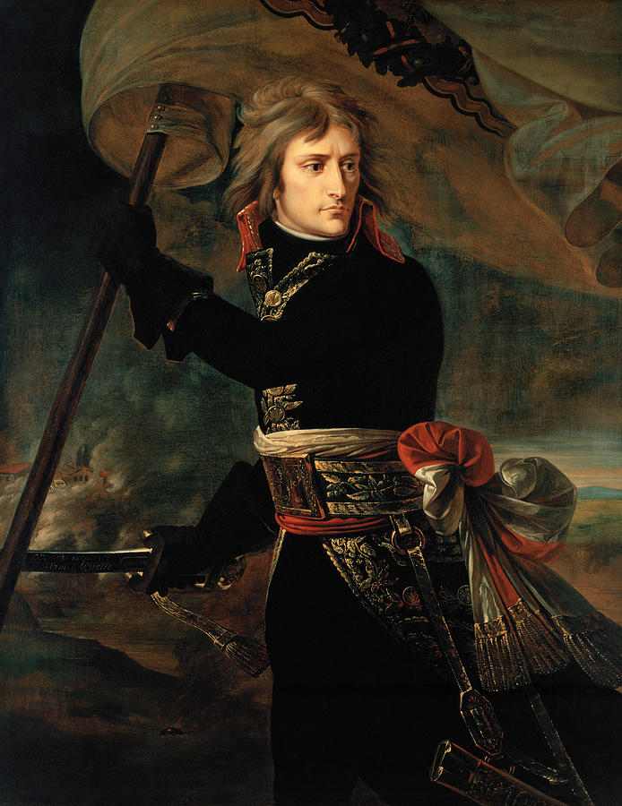 Bonaparte at the Pont dArcole - Antoine-Jean Gros Painting by War Is Hell Store