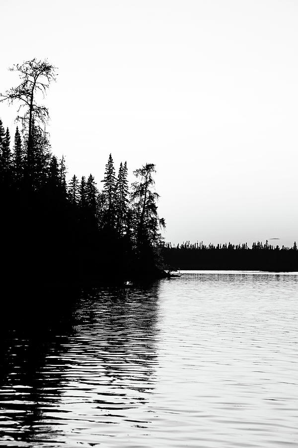 Bonar Lake Black And White Photograph by Debbie Oppermann