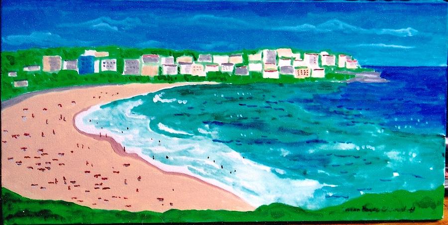 Bondi Beach, Australia Painting by Vivian Chepourkoff Hayes - Pixels