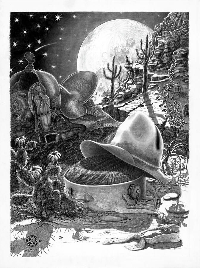 Bone Dry Drawing by William McBride Fine Art America