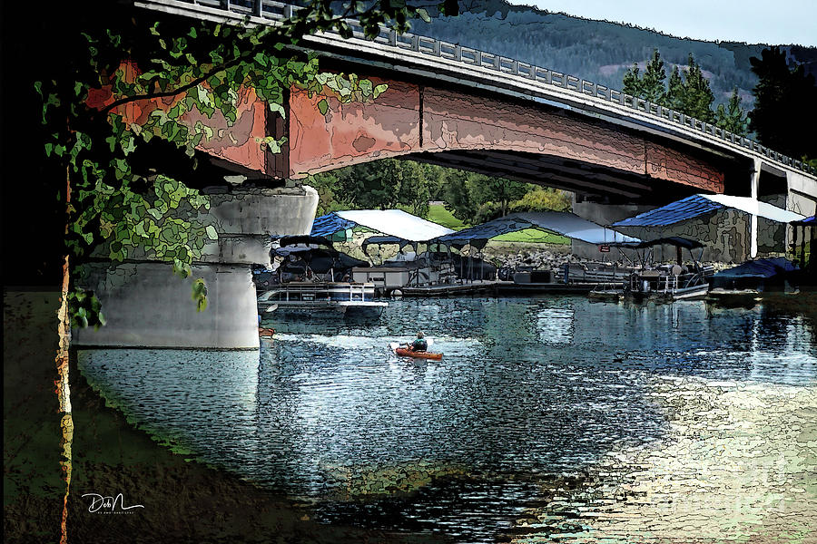 Bonners Bridge Digital Art by Deb Nakano