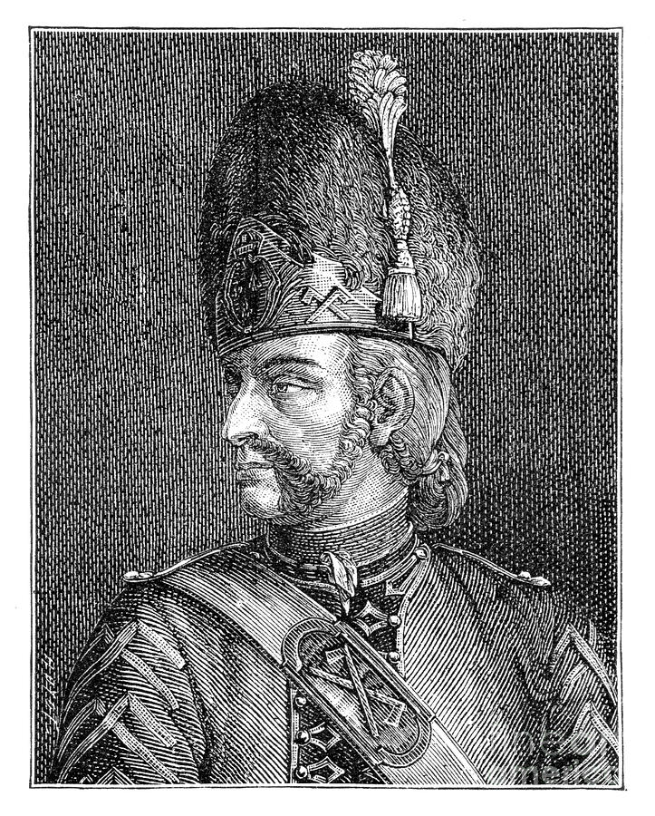 Bonnet Of Swiss Guard, 1885.artist Wille Drawing by Print Collector