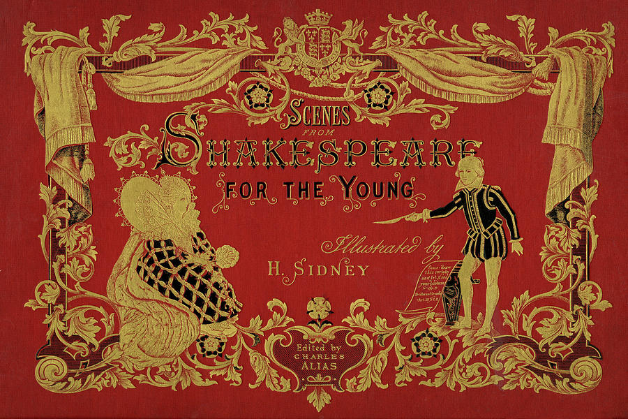 Book Cover Scenes -Shakespeare For The Young Painting by H. Sidney